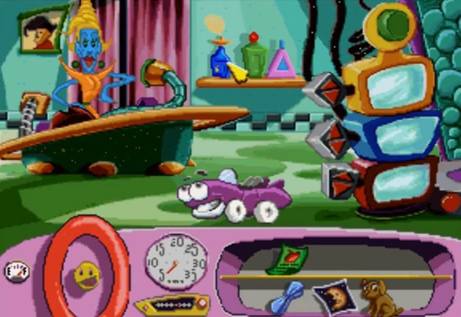 Putt-Putt Goes to the Moon - геймплей игры Panasonic 3do